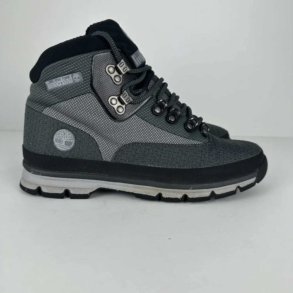 Timberland Euro Hiker‎ Jacquard boots in grey and black Men's Size 7.5